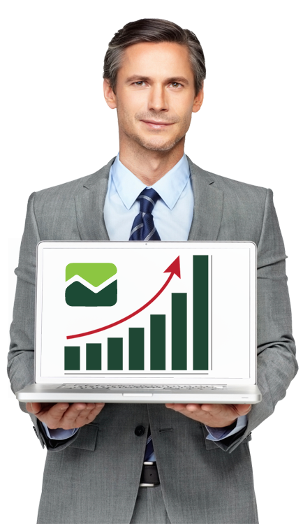 Business Person with Laptop